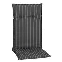 Sesselauflage M050 Belm Hochlehner - Weiß/Grau, Basics, Textil (118/50/6cm) - Gardenson