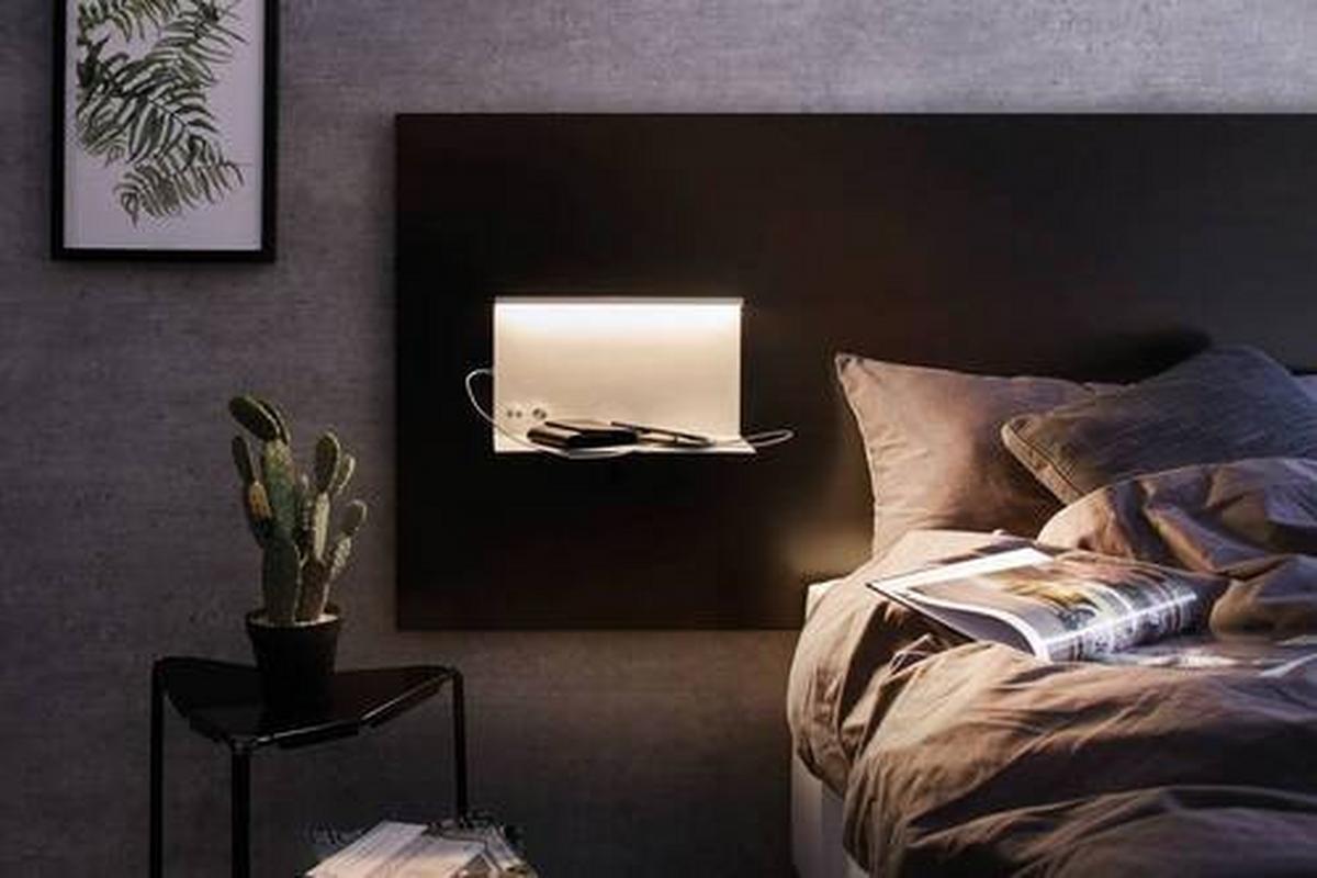 LED-Wandleuchte Jarina 1-Flammig USB-Anschluss - Weiß, Design, Metall (35/20cm) - Paulmann