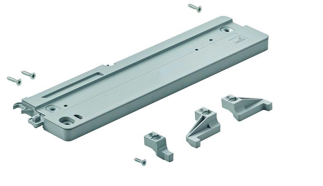 Türdämpfer Schwebetürenschrank Alicante Öffnungsdämpfer - Grau, Basics, Kunststoff (26,9/8,3cm) - Luca Bessoni