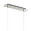 LED-Hängeleuchte Litago - Weiß/Nickelfarben, MODERN, Kunststoff/Metall (74,5/10,5/120cm) LED-Hängeleuchte Litago - Weiß/Nickelfarben, MODERN, Kunststoff/Metall (74,5/10,5/120cm)