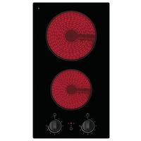 Glaskeramikkochfeld Eb-Gk2kg - Edelstahlfarben/Schwarz, Trend, Glas/Metall (29/5/52cm) - PKM