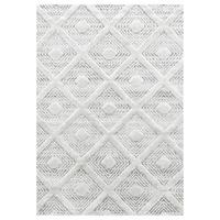 Tkaný koberec 160x230cm, šedá - šedá, Konvenční, textil (160/230cm)