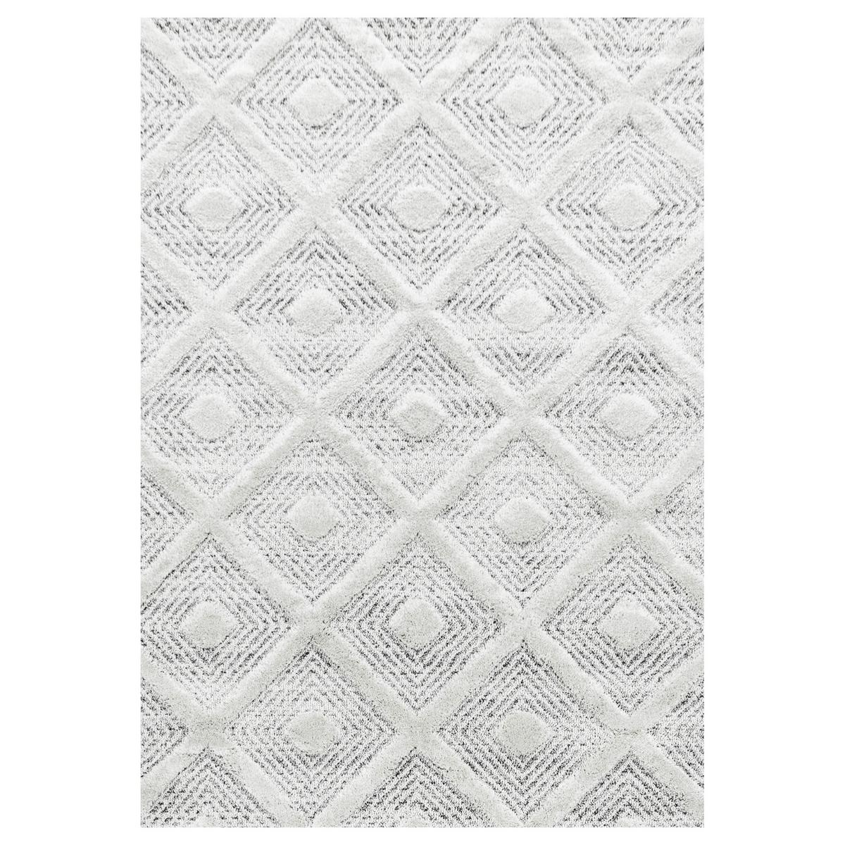 Tkaný koberec 160x230cm, šedá - šedá, Konvenční, textil (160/230cm)