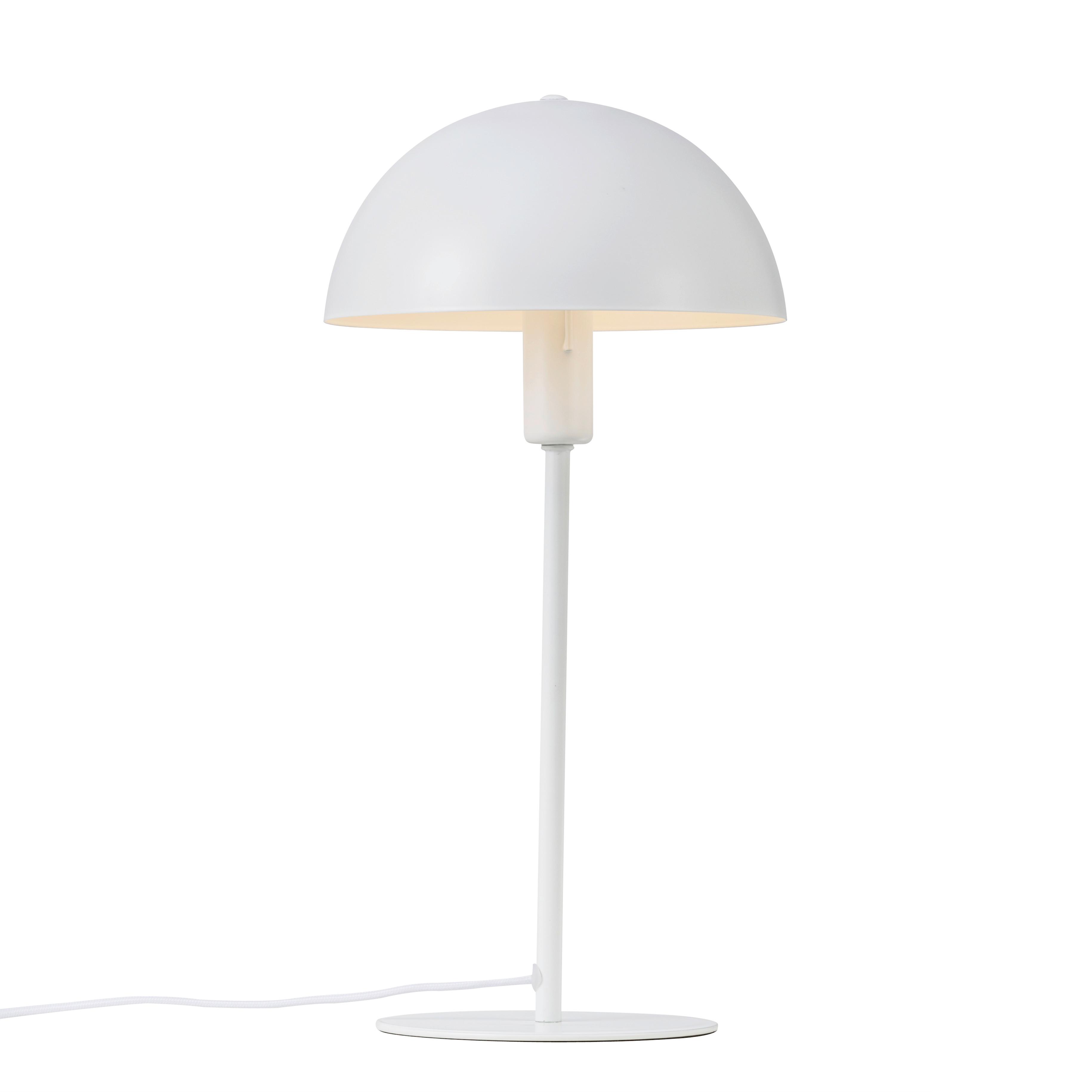 Tischleuchte Ellen Weiß D: 20 cm - Weiß, Basics, Metall (20/41,5cm) - Nordlux