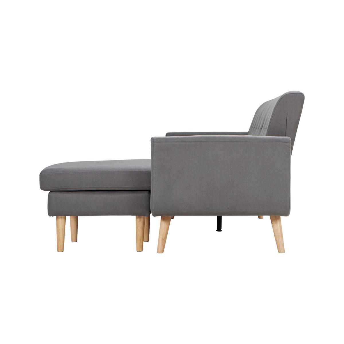 Sedací souprava TAMARA šedá - šedá/tmavě šedá, Moderní, dřevo/textil (196/82/143cm) - Bessagi Home