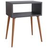Nachttisch Singol M - Honigeiche/Anthrazit, MODERN, Holzwerkstoff (44,5/60/30cm) - MID.YOU
