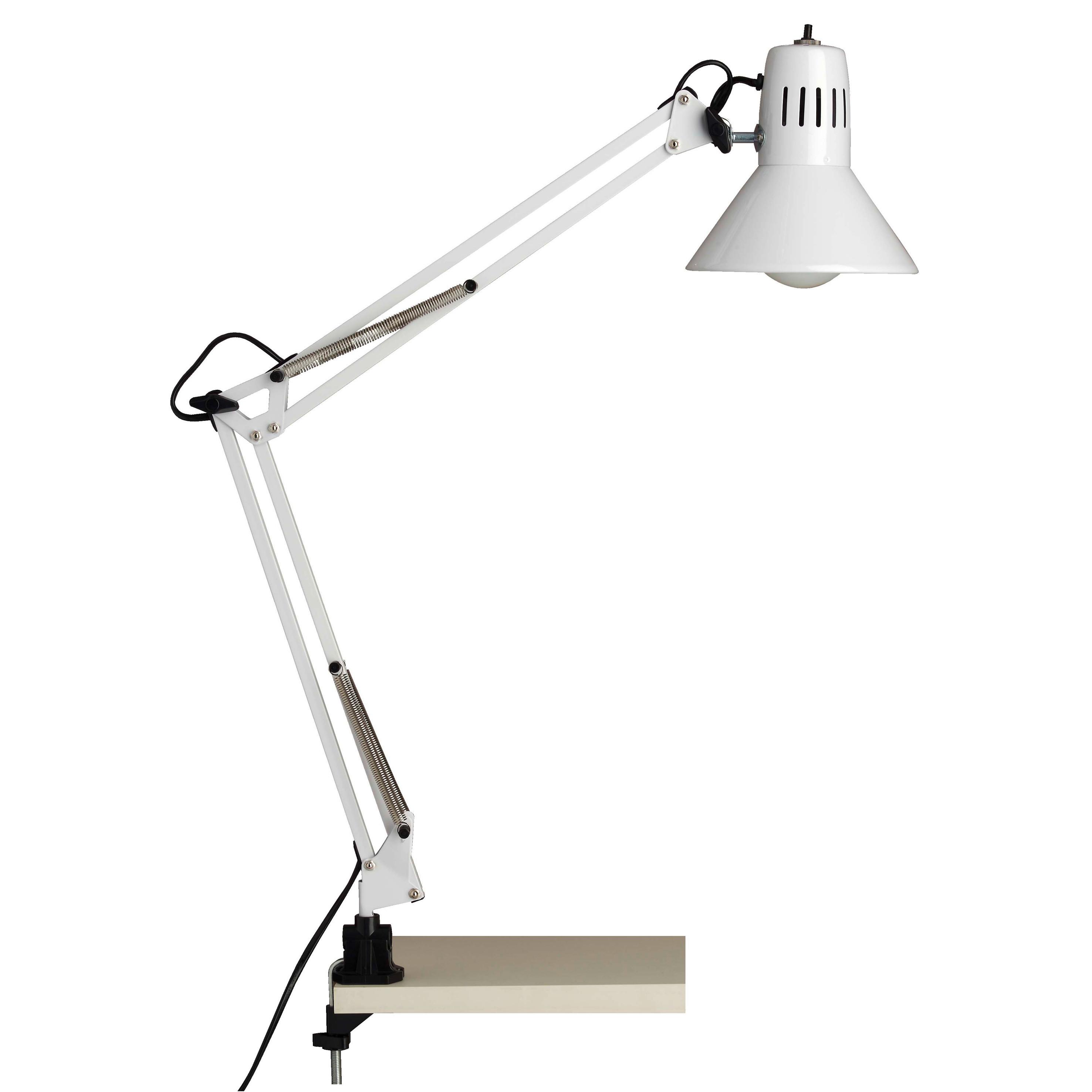 Klemmleuchte 10802/05 Hobby - Weiß, KONVENTIONELL, Metall (17/70cm) - Brilliant