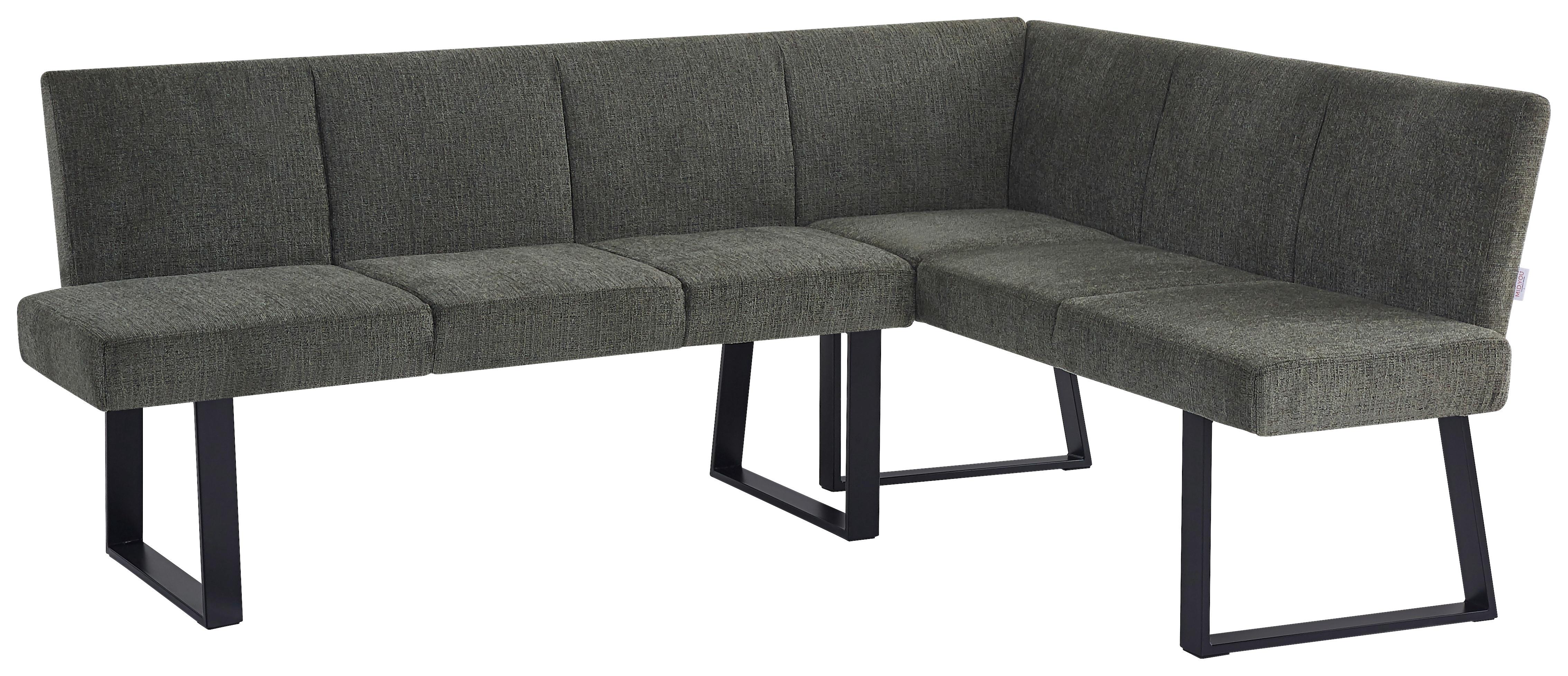 Eckbank Grün/Metallbeine Terri 190x150 cm