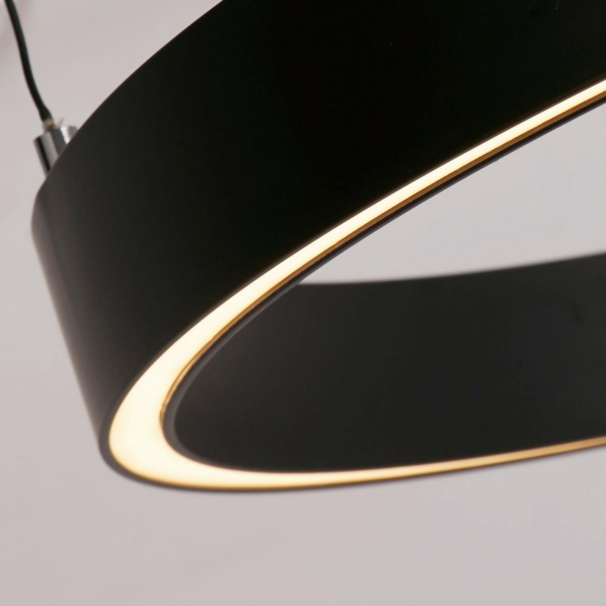 Led Függőlámpa Layla Pendant 30411bk - fekete, Design, fém (64/11.5cm)