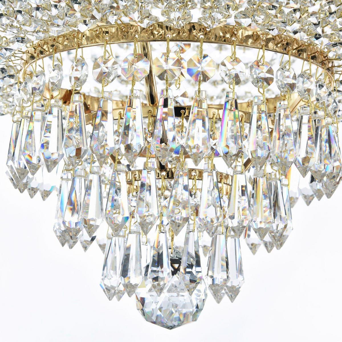 Kronleuchter Palace - Goldfarben, Trend, Metall (50/38cm) - MAYTONI
