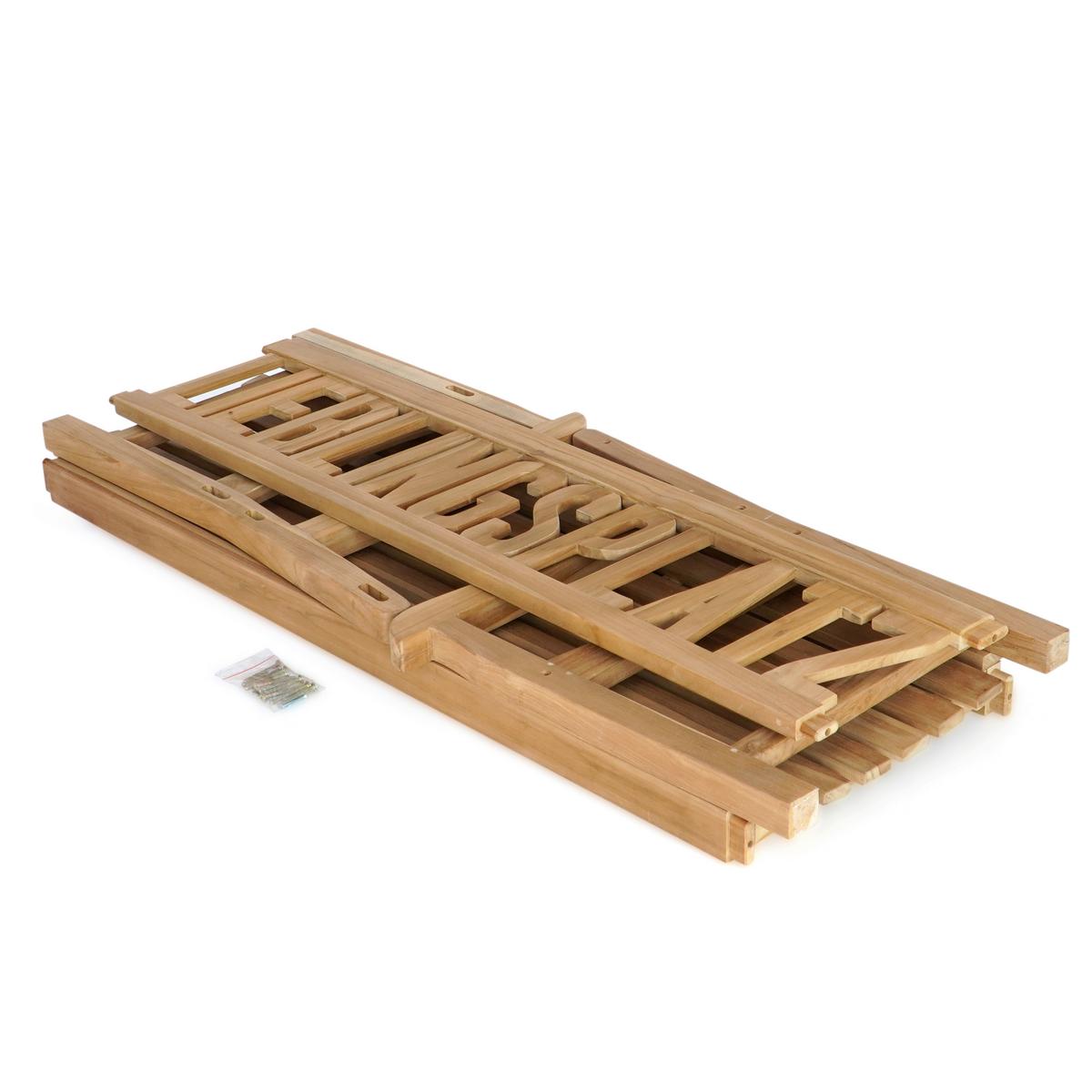 Gartenbank Lieblingsplatz - Braun, Basics, Holz (63/91,5/150cm) - Gardenson