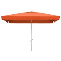 Sonnenschirm Oslo Bxhxt: 200x250x300 Cm Terracotta - Terracotta/Weiß, Basics, Textil/Metall (200/250/300cm) - Schneider