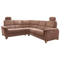 Ecksofa Parole Hellbraun S:238/241 cm - Wildeiche/Hellbraun, KONVENTIONELL, Textil (238/241cm) - Livetastic