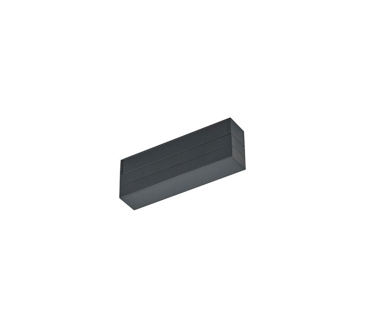 Schienensystem Duoline Einspeiser 701032 Schwarz - Schwarz, Design, Kunststoff (13,5/3/5cm) - Trio Leuchten