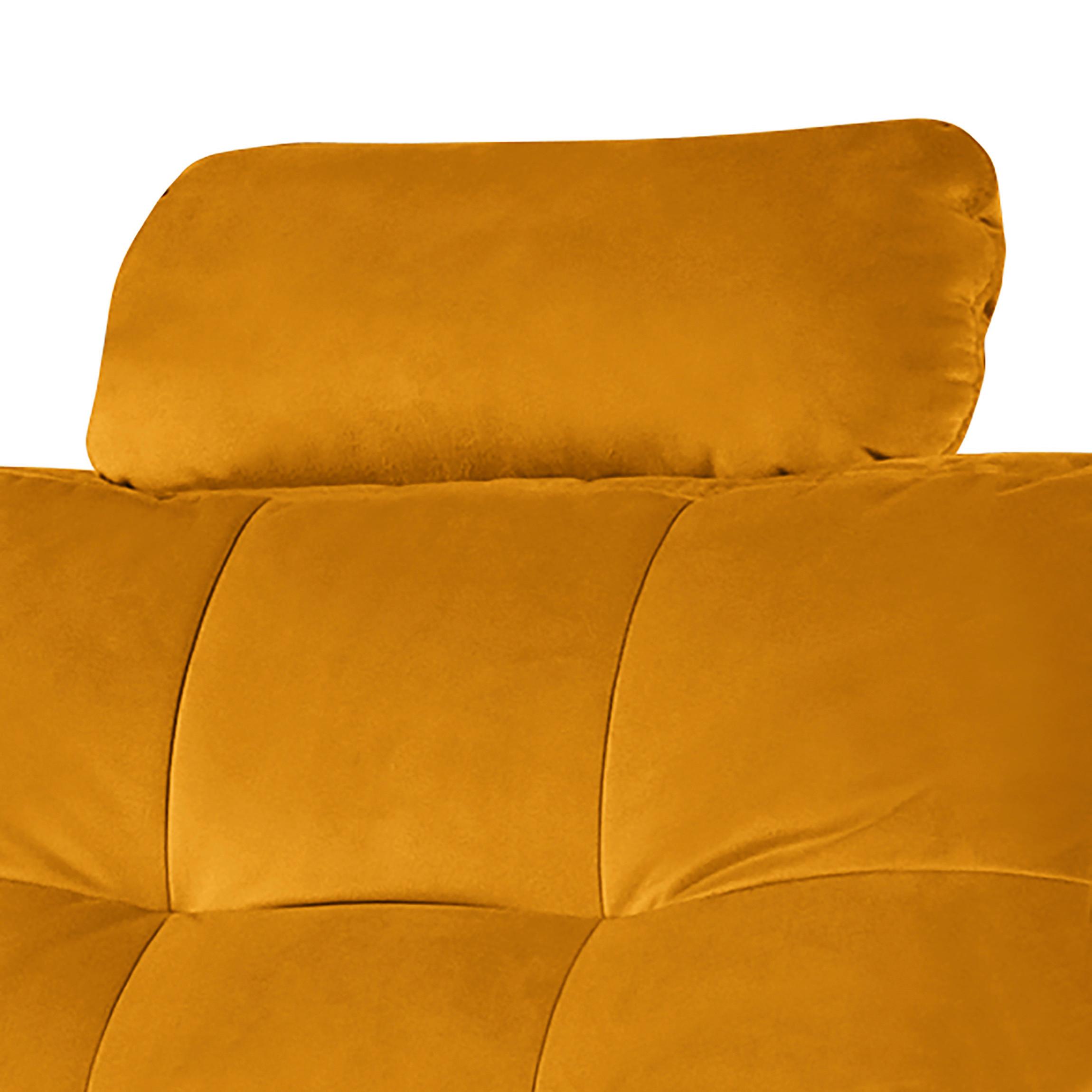 KOPFSTÜTZE Nordic. Gelb B: 43 cm - Gelb, Design, Textil (43/18/15cm) - Livetastic