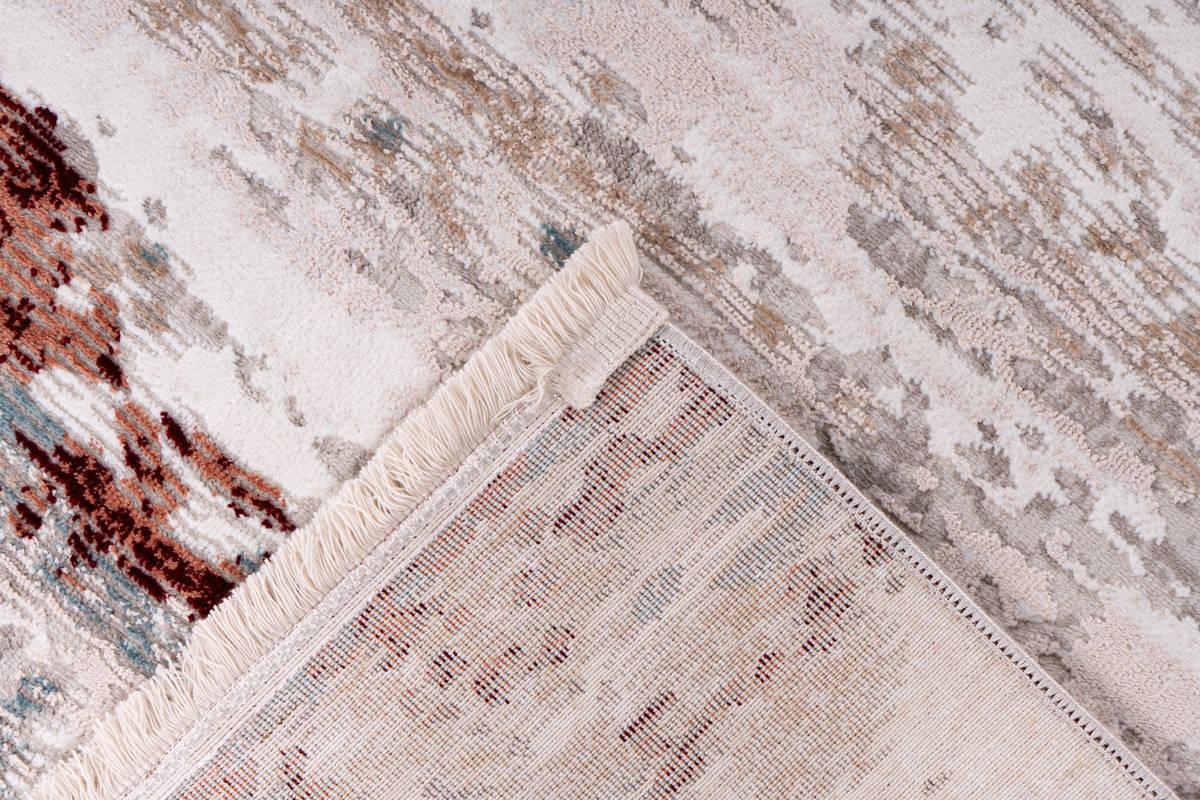 Wwebteppich Grau/Rosa Akropolis 80x150 cm - Rosa/Grau, Design, Textil (80/150cm) - Kayoom