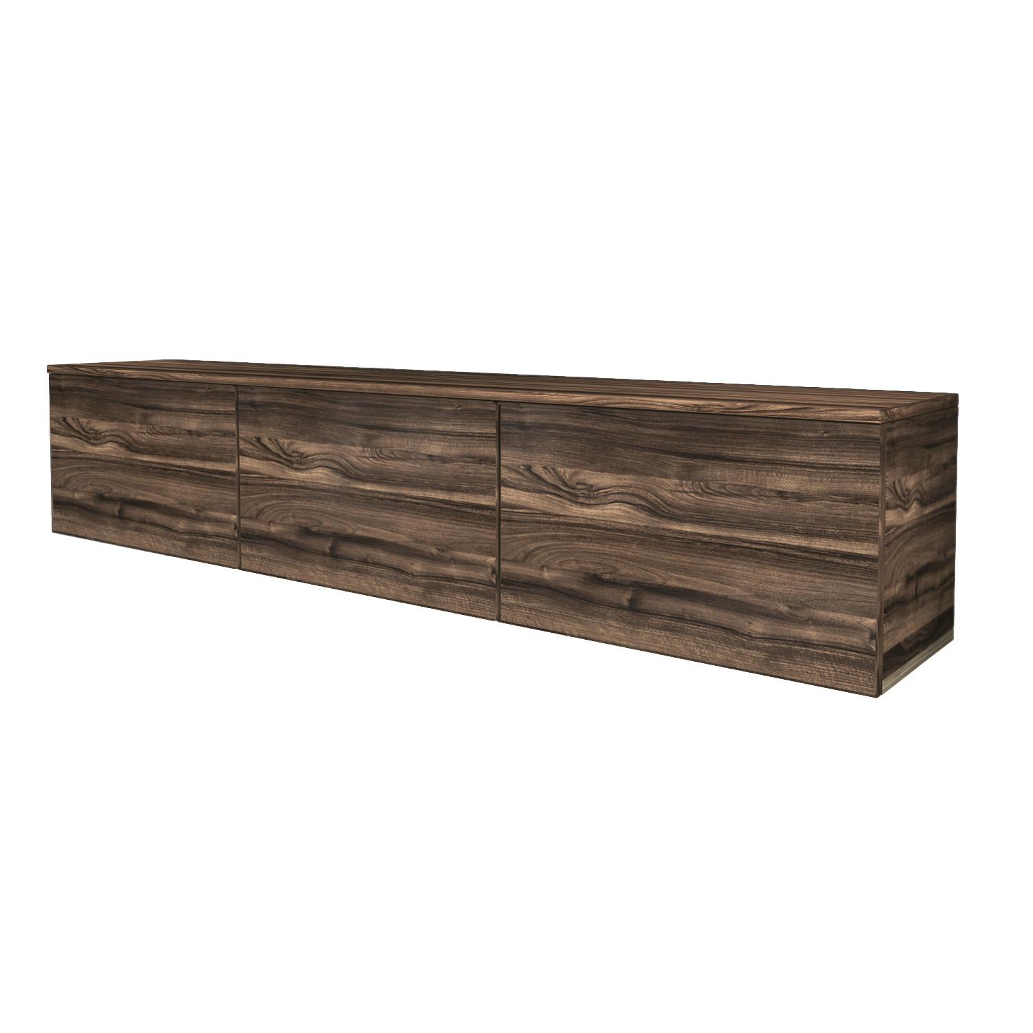 LOWBOARD Neon Nussbaumfarben B: 160cm - Eichefarben/Nussbaumfarben, Design, Holzwerkstoff (160/35/32cm) - Livetastic