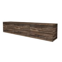 LOWBOARD Neon Nussbaumfarben B: 160cm - Eichefarben/Nussbaumfarben, Design, Holzwerkstoff (160/35/32cm) - Livetastic