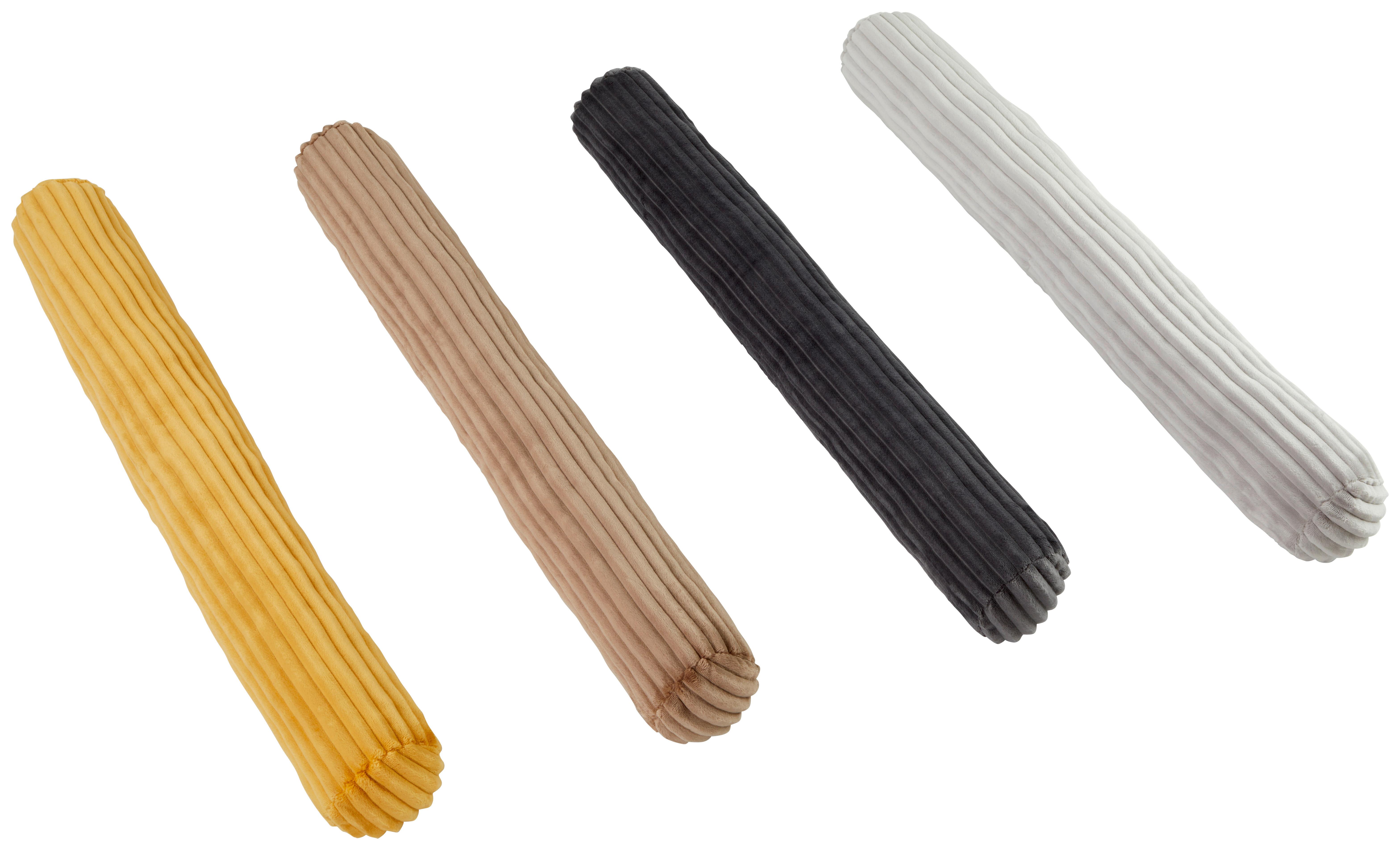 Zugluftstopper Sina - Anthrazit, MODERN, Textil (12/90cm) - Luca Bessoni