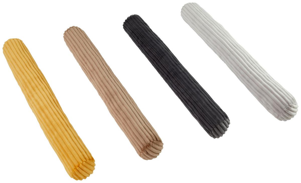 Zugluftstopper Sina - Anthrazit, MODERN, Textil (12/90cm) - Luca Bessoni