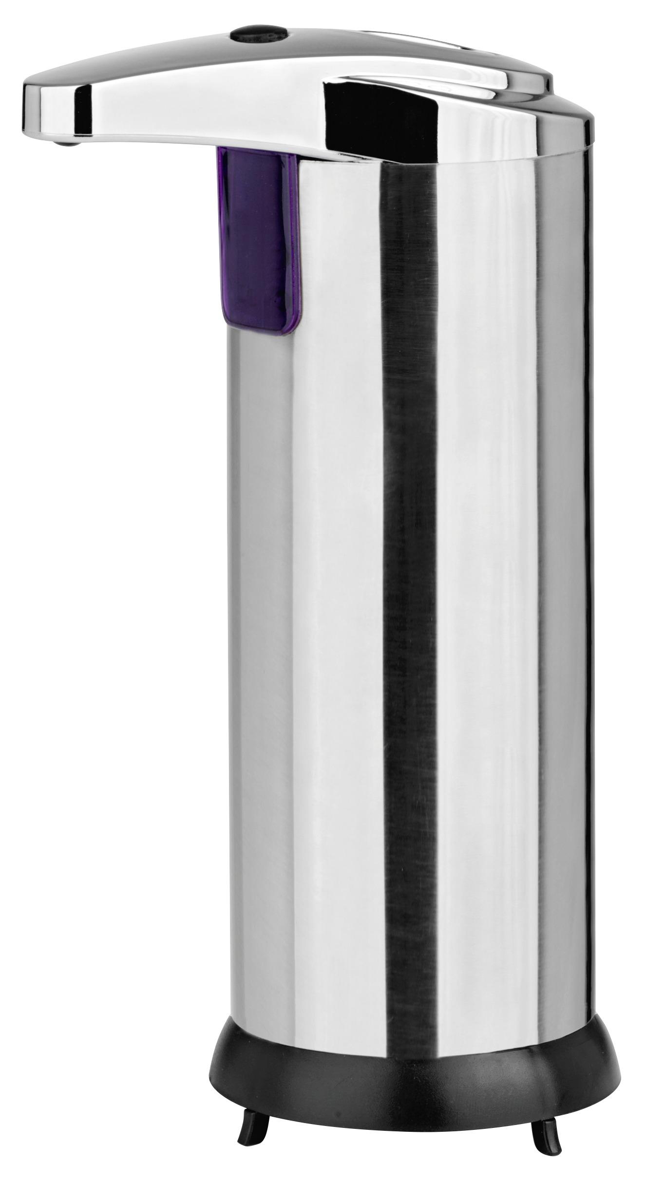 Seifenspender Maxxmee Edelstahl Mit Sensor H:ca.18cm - Chromfarben, Basics, Metall (18cm)