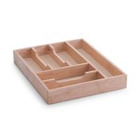 Besteckbox Holz BxHxT: ca. 34x43x6 cm - Naturfarben, Basics, Holz (34/43/6cm) - Zeller Present