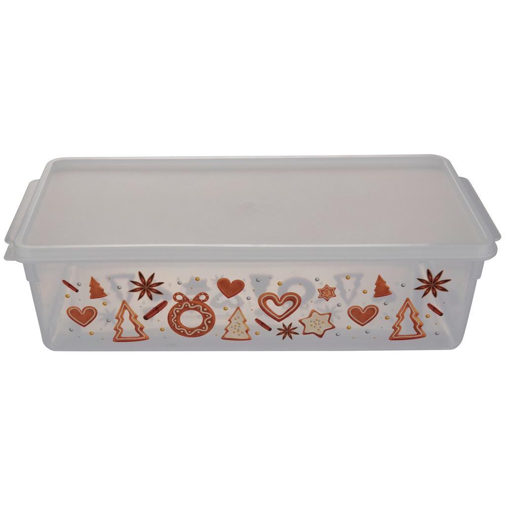 Keksdose aus Kunststoff Loren B/H/T: ca. 19/10/38 cm