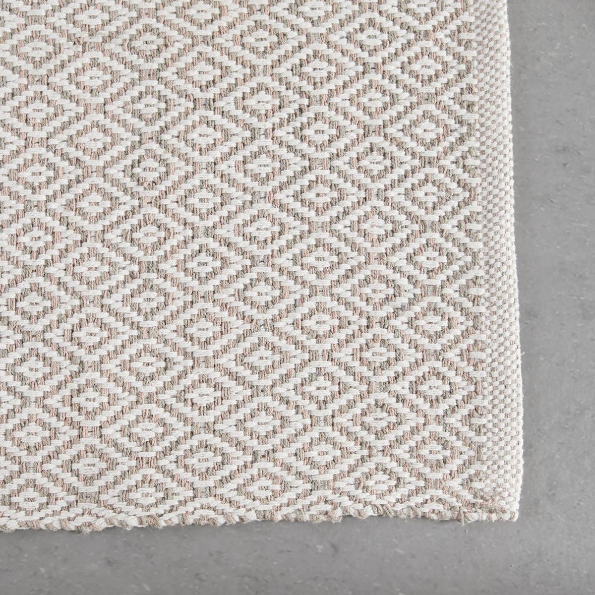 RUČNE TKANÝ KOBEREC Carola 1, 60/120cm, ružová - ružová, Basics, textil (60/120cm) - Modern Living