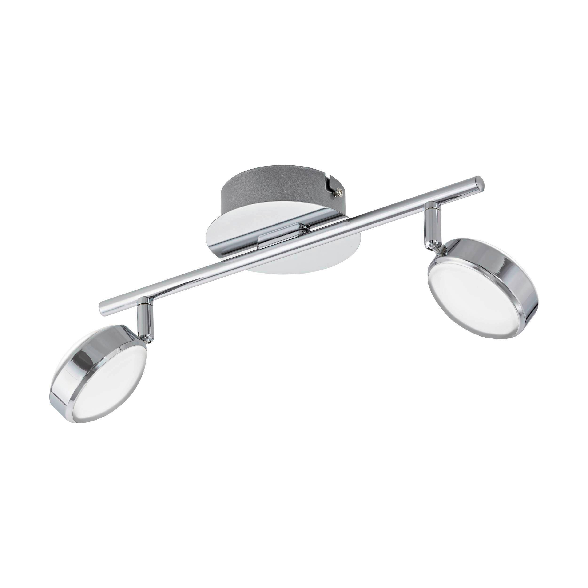 Led-hängeleuchte 95629 Salto - Chromfarben, Basics, Kunststoff/Metall (12/36cm) - Eglo