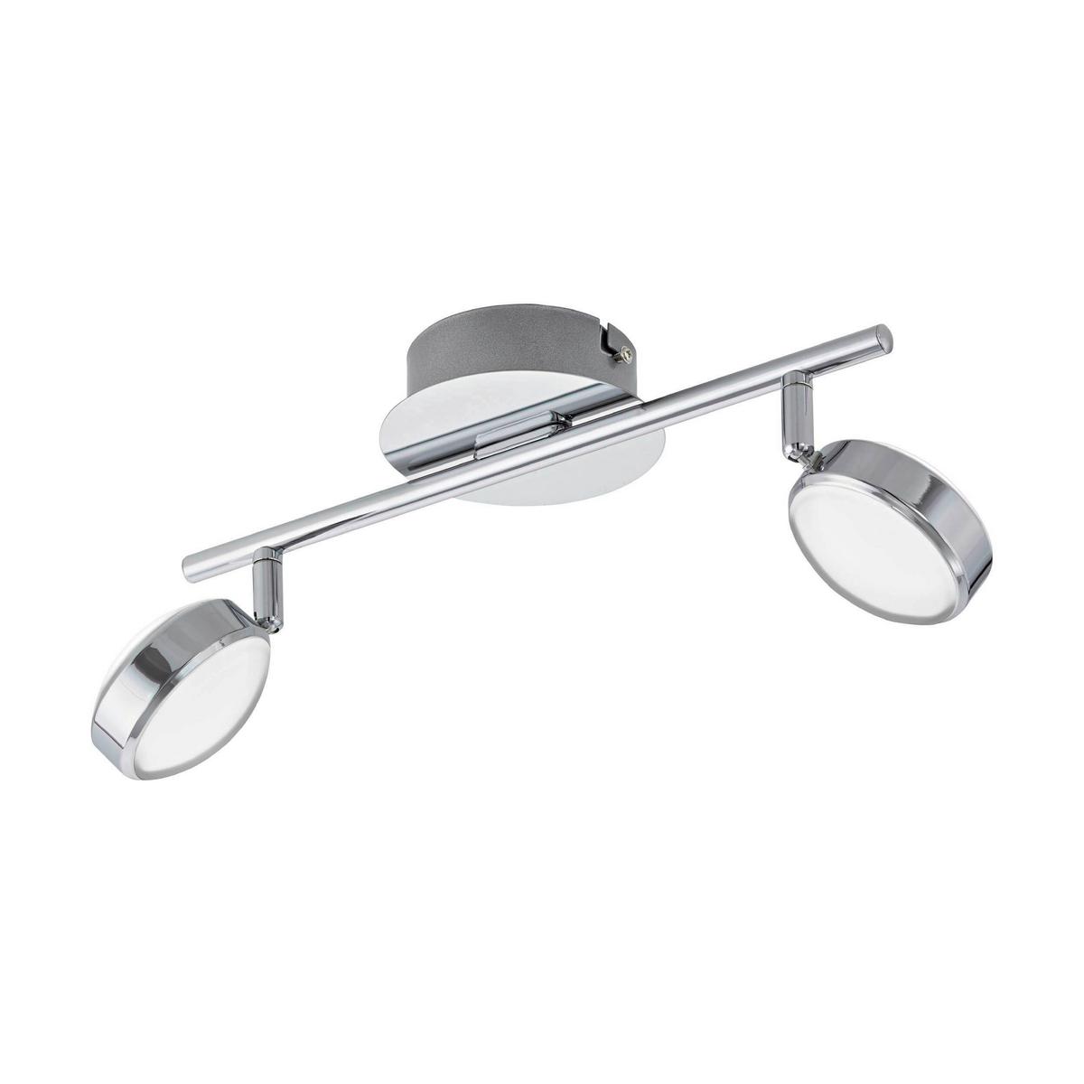 Led-hängeleuchte 95629 Salto - Chromfarben, Basics, Kunststoff/Metall (12/36cm) - Eglo