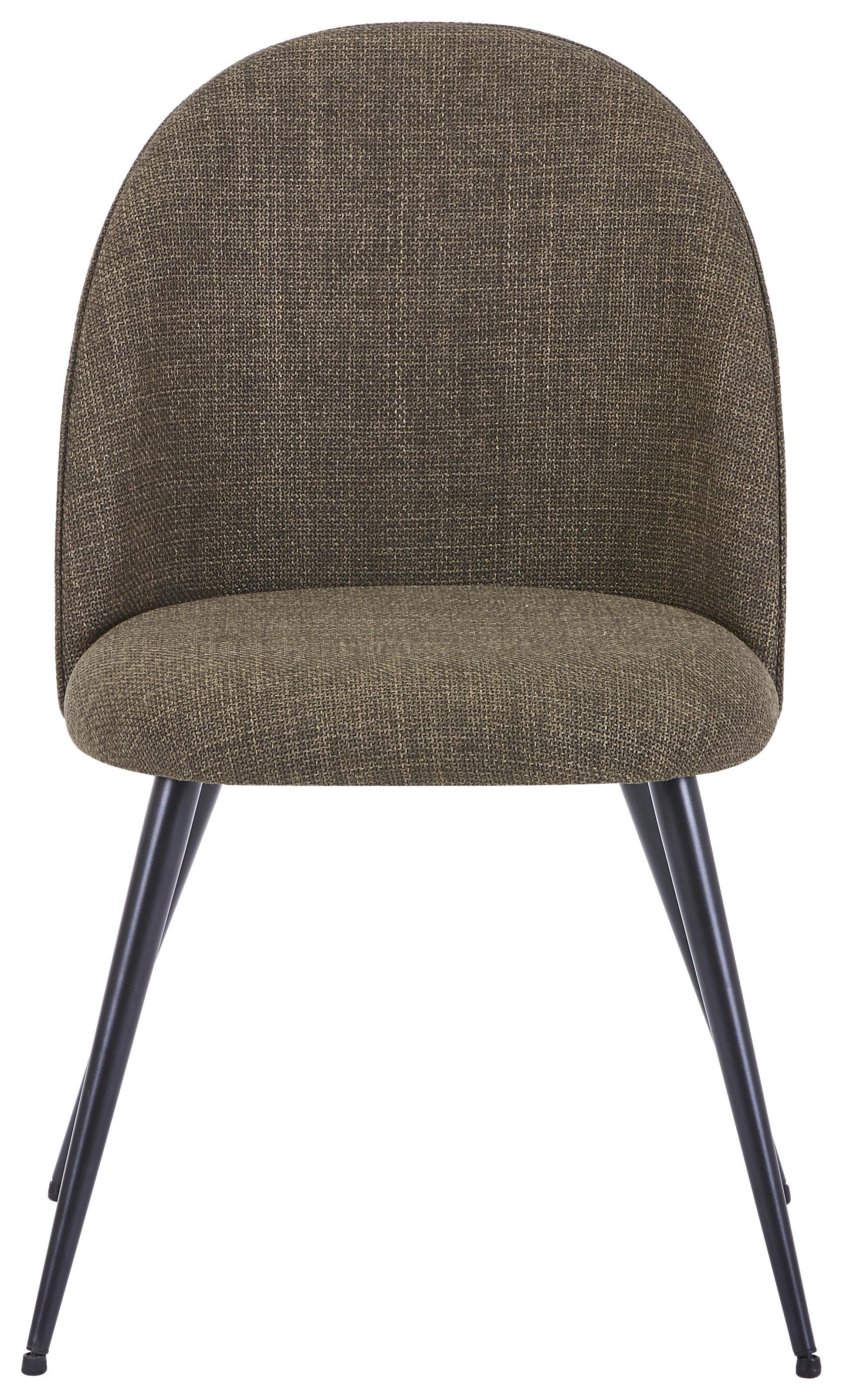 STOLIČKA LOTTE - čierna/zelená, Lifestyle, kov/textil (49.5/83.5/53.5cm) - Mömax