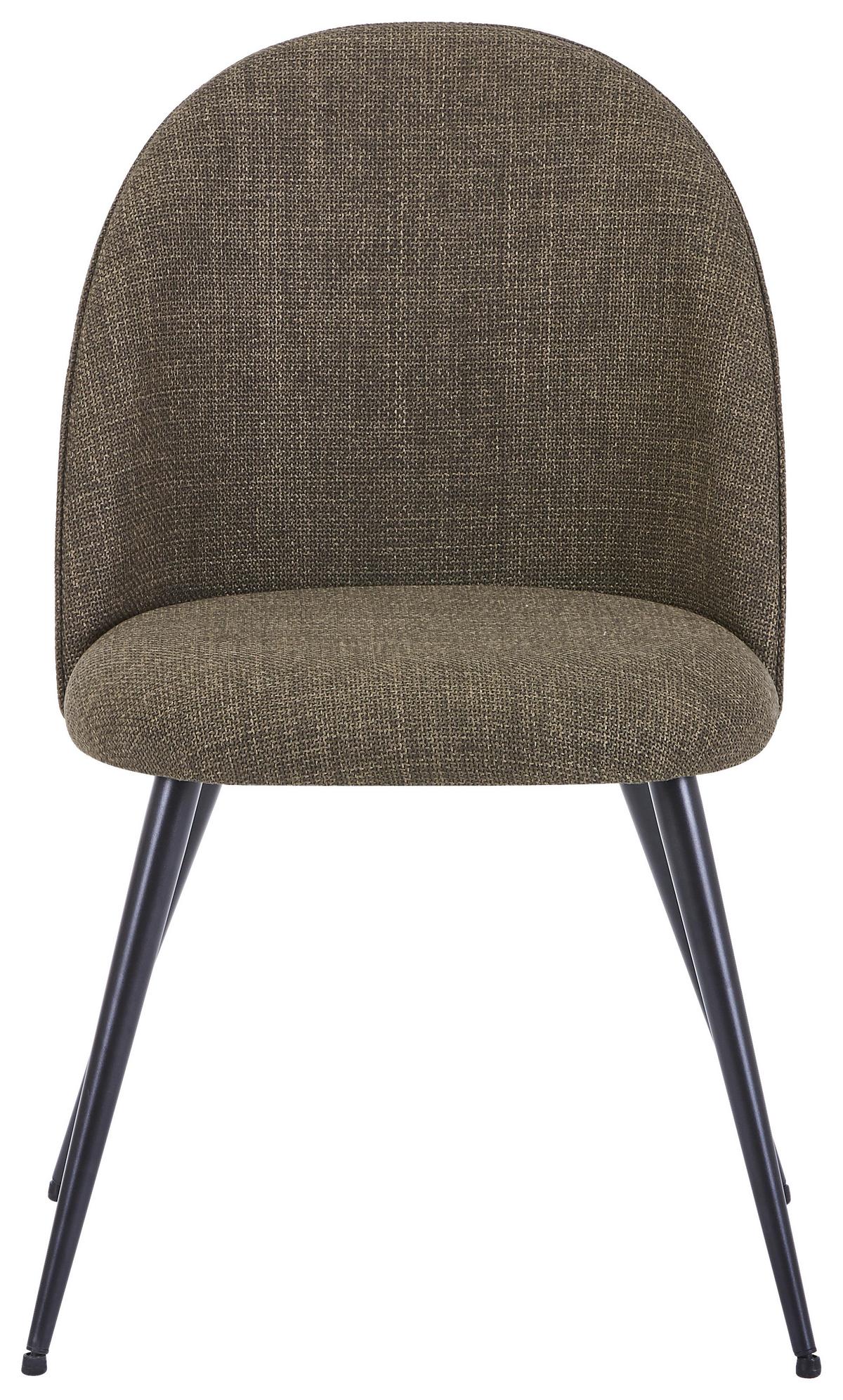 ŽIDLE LOTTE - černá/zelená, Lifestyle, kov/textil (49.5/83.5/53.5cm) - Mömax