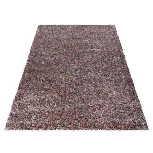 Hochflor Teppich Rosa Enjoy 140x200 cm - Rosa, KONVENTIONELL, Textil (140/200cm)
