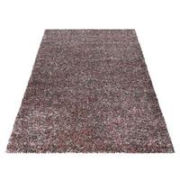 Hochflor Teppich Rosa Enjoy 140x200 cm - Rosa, KONVENTIONELL, Textil (140/200cm)