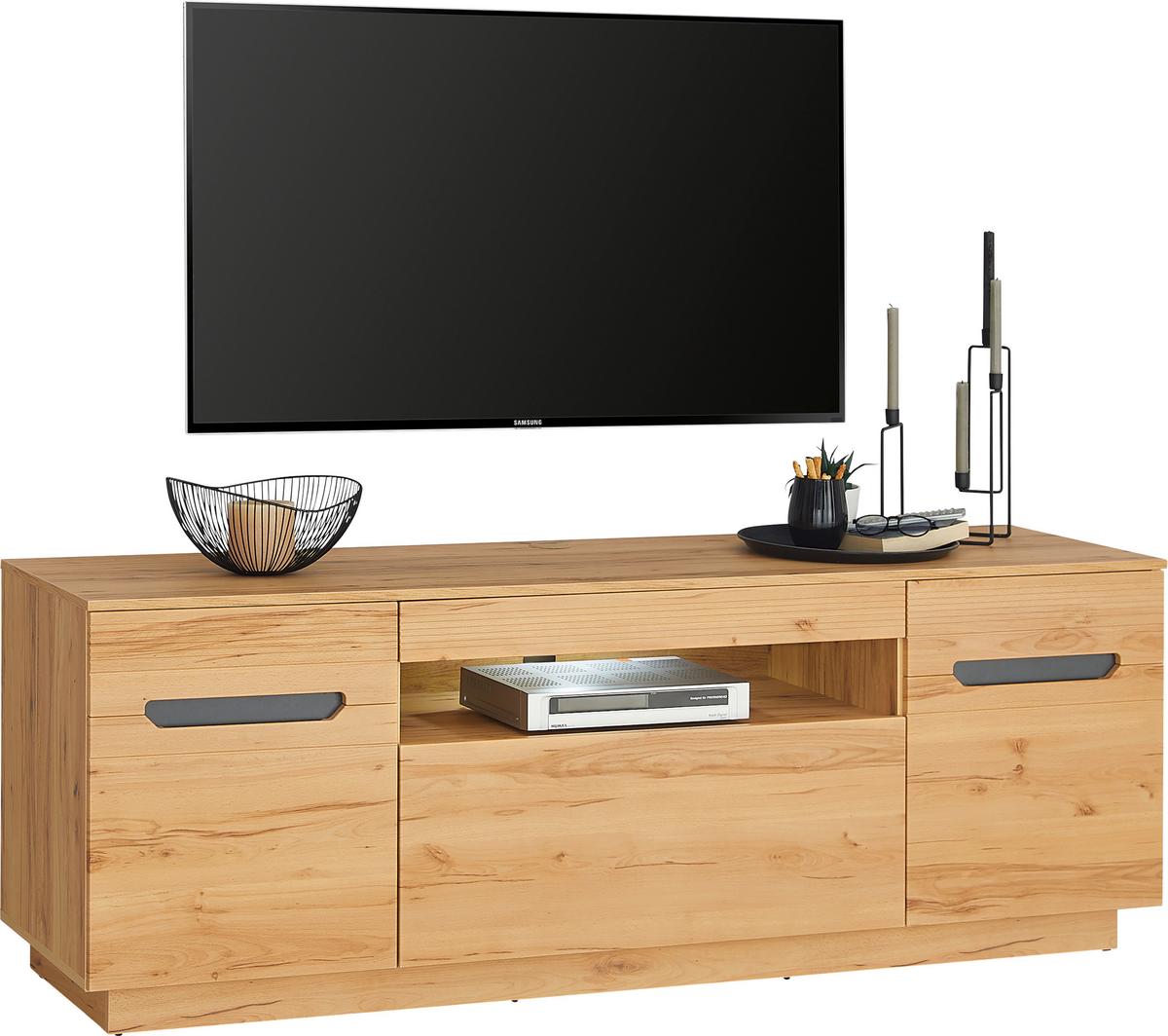 Tv-elem Alana - Modern, faalapú anyag (176,6/64,9/50cm)