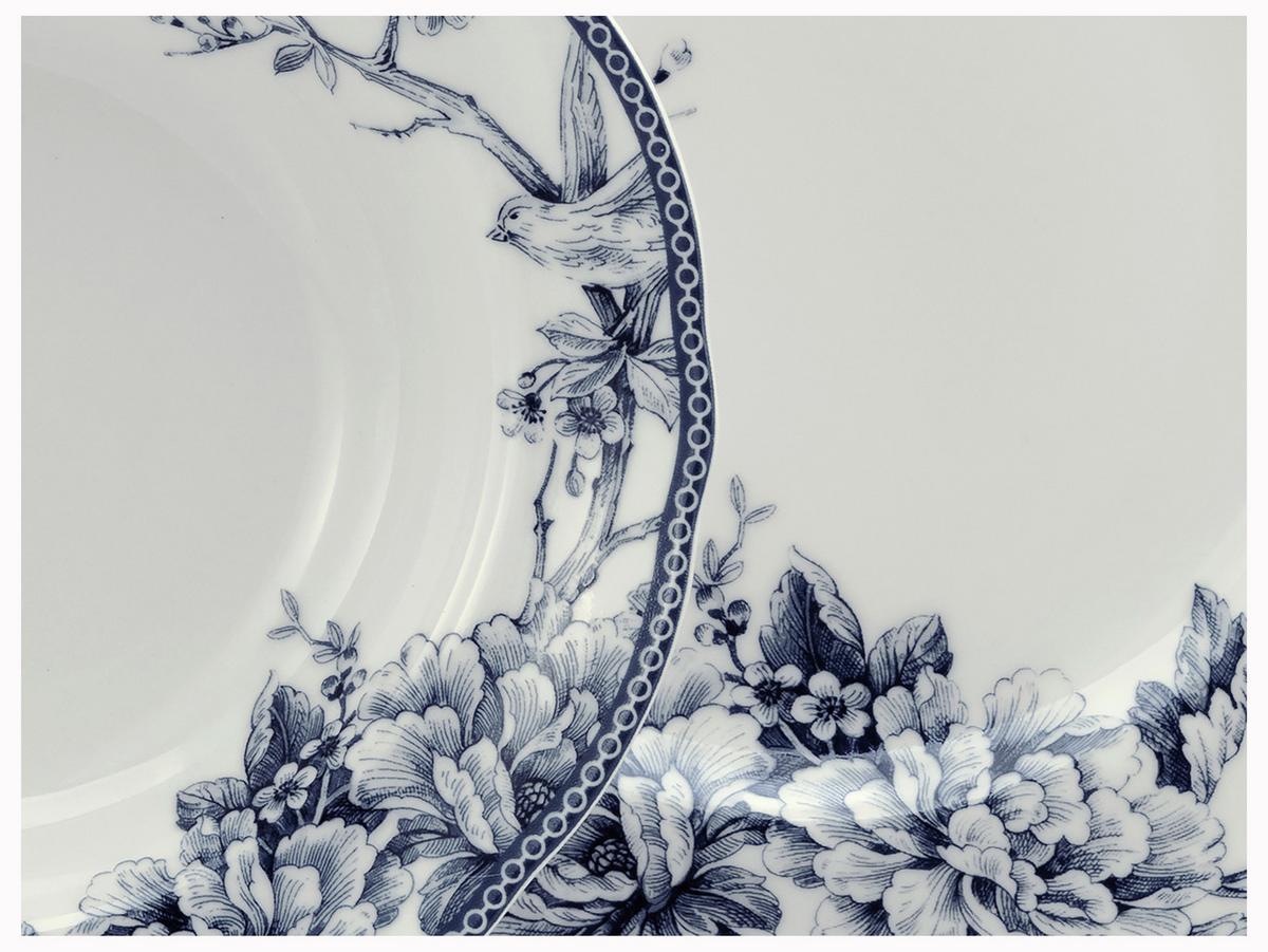 KOMBISERVICE Blau, Weiß, 16--Teilig. - Blau/Weiß, Basics, Keramik - Creatable