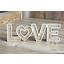 Svítidlo Dekorační Led Love - Romantický / Rustikální, dřevo/umělá hmota (34/3,2/9cm)
