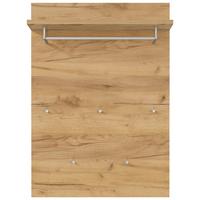 Garderobenpaneel Aledo Eichefarben B: 75 cm - Eichefarben, MODERN, Holzwerkstoff (75/106/30cm) - Germania