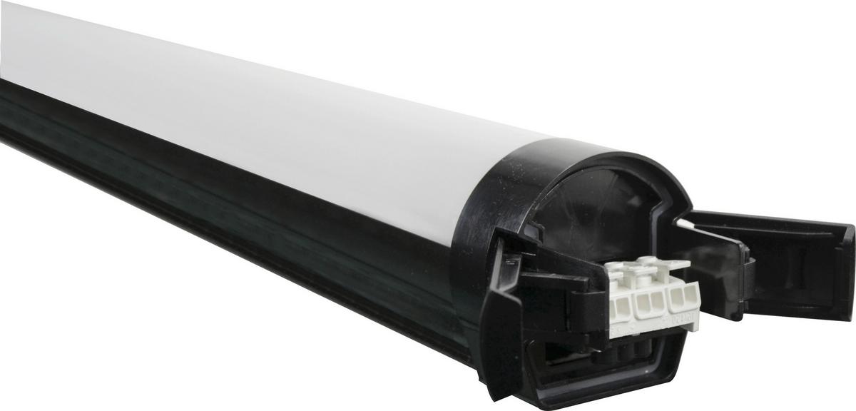 LED-Deckenleuchte L: 62 cm, für In-Und Outdoor - Schwarz, Basics, Kunststoff (62/6/6cm)