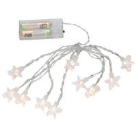 Lichterkette Mit 10 Sternen und Schalter - Klar, ROMANTIK / LANDHAUS, Kunststoff (200cm) - James Wood