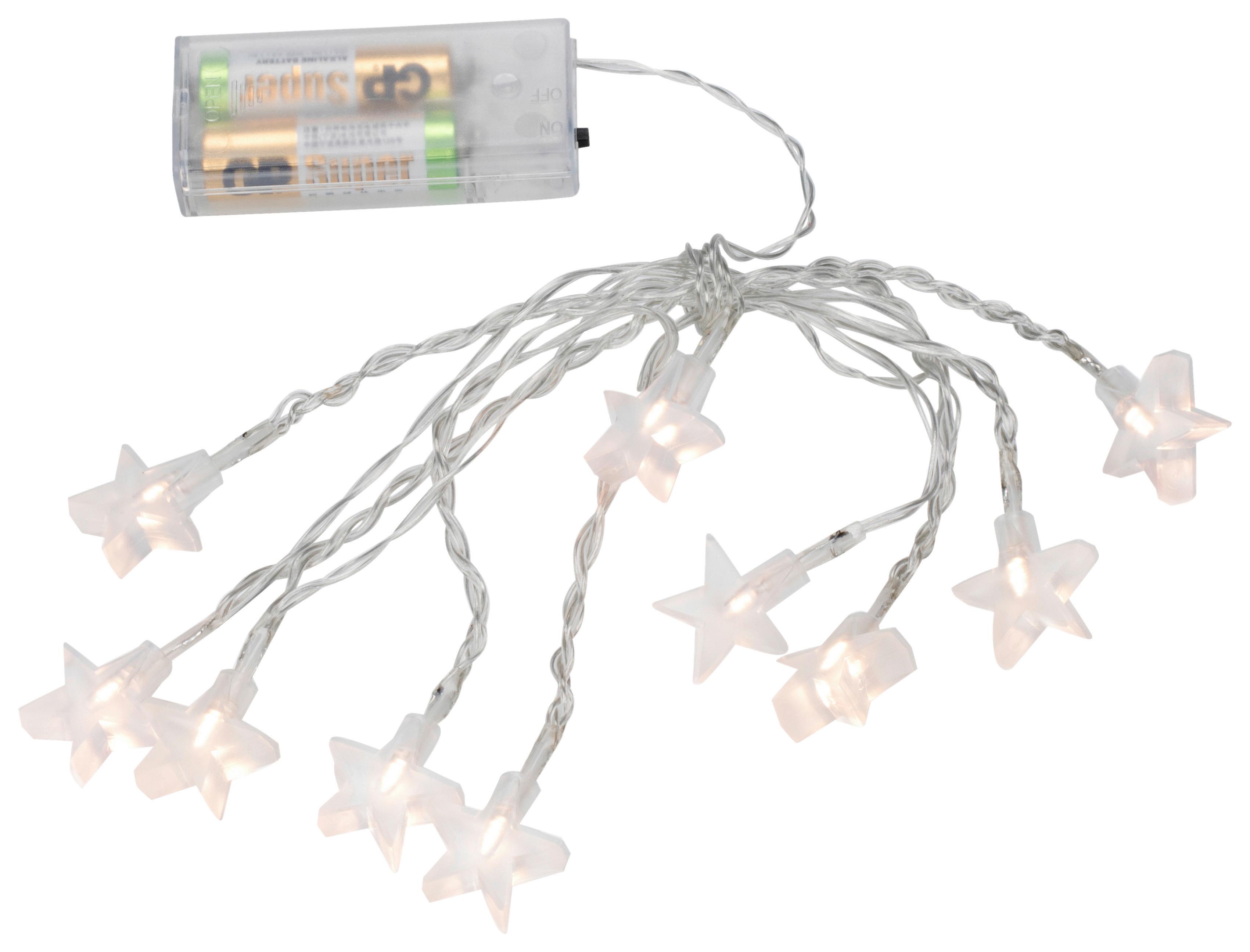 Lichterkette Mit 10 Sternen und Schalter