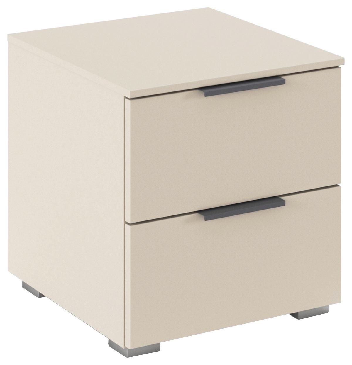 Nachtkästchen Alabama Super Champagnerfarben, B: 40 cm - Champagner, Trend, Holzwerkstoff (40/42/42cm)