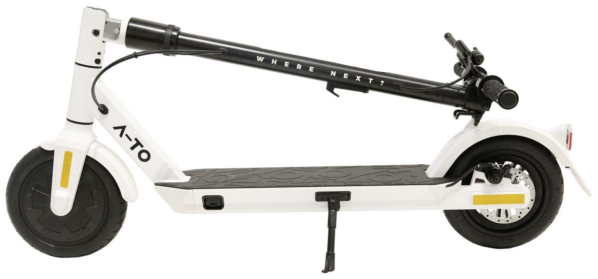 Elektroscooter A-To E-Scooter Ultron Air - Weiß, KONVENTIONELL, Kunststoff/Metall (110/43/115cm)
