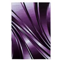 Flachwebteppich Parma - Violett/Schwarz, Design, Textil (280/370cm) - Novel