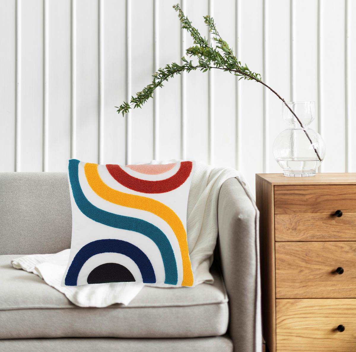 Zierkissen Valencia - Multicolor, MODERN, Textil (45/45cm) - Luca Bessoni