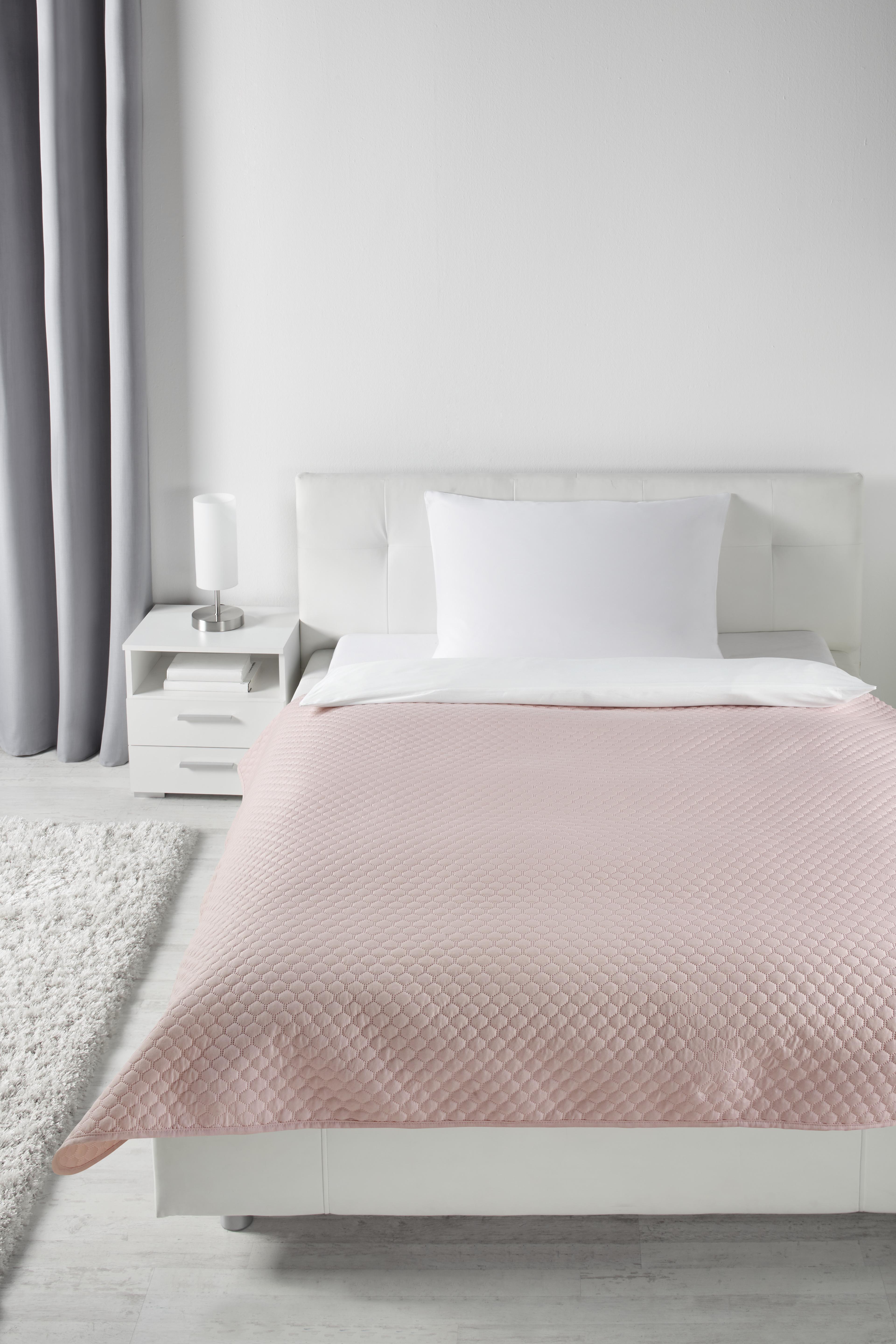 Denní Deka Grazyna, 230/230cm - růžová, textil (230/230cm) - Modern Living
