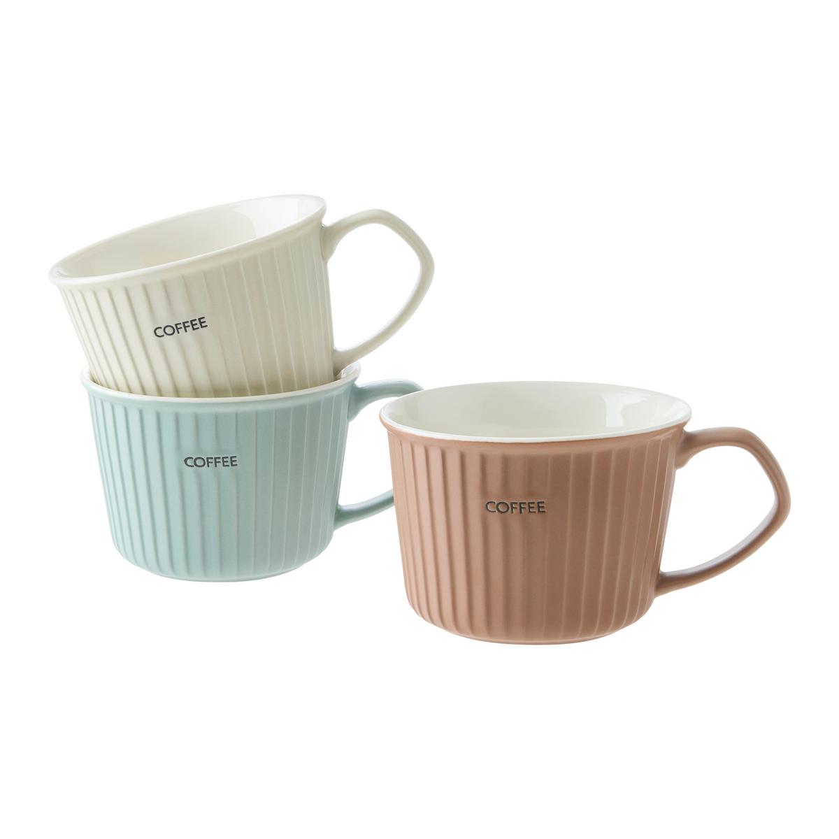 ŠÁLKA MALVIN - CA. 470 ML - hnedá/pastelová modrá, Konventionell, keramika (12.1/8.5cm) - Mömax
