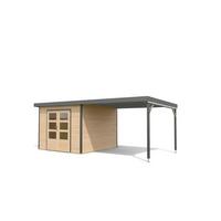 Gartenhaus Aetos 6 A 40135 Aetos 6 A - Fichtefarben/Anthrazit, Basics, Holz/Metall (271/218/271cm)