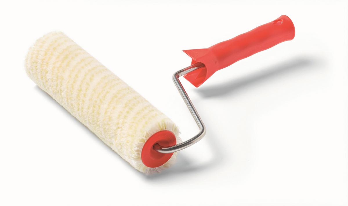 Festőhenger Szett Festőhenger Nyéllel - fehér, Basics, műanyag (25cm)