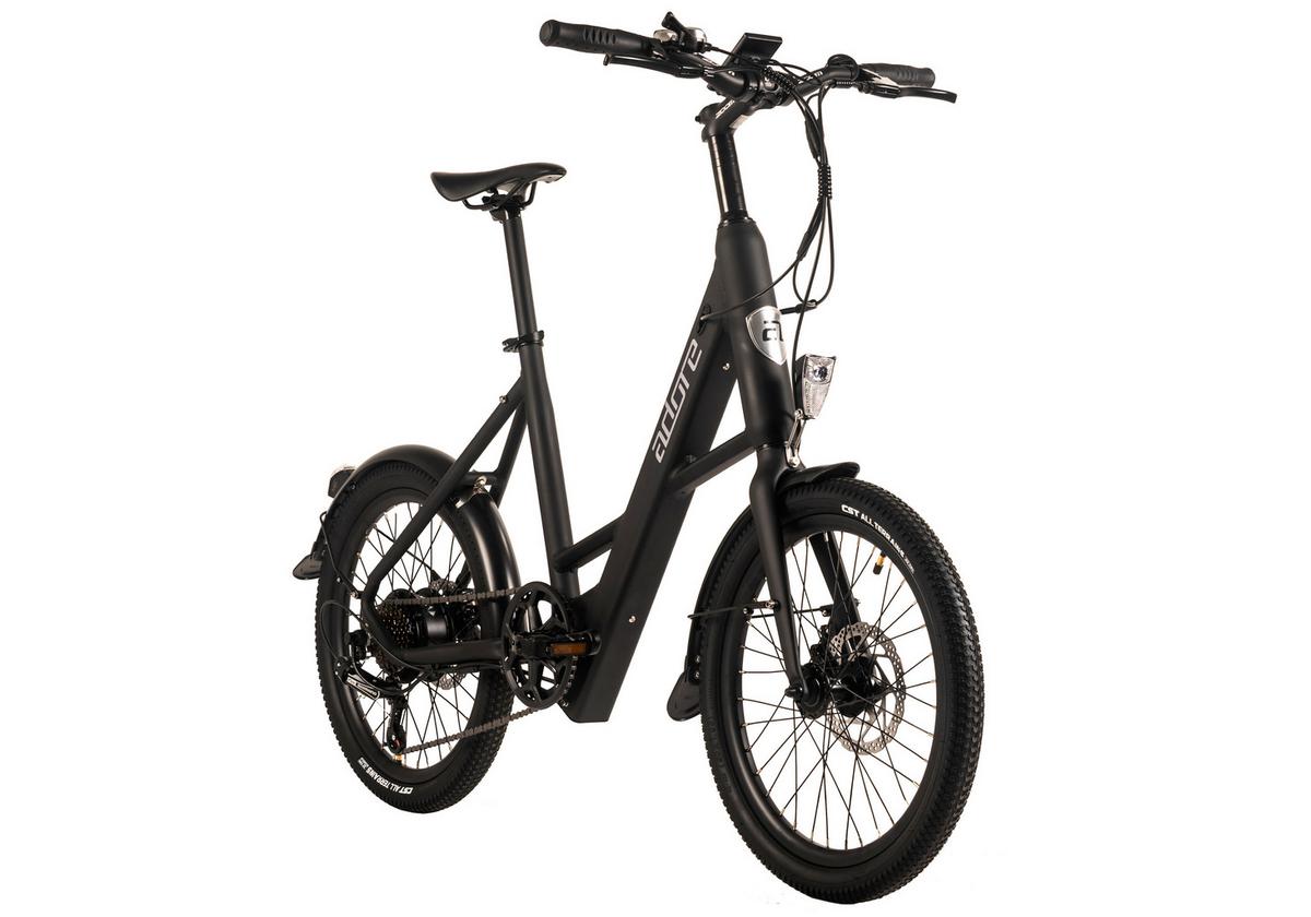 E-citybike 20 Zoll Schwarz - Schwarz, LIFESTYLE, Metall (180cm)